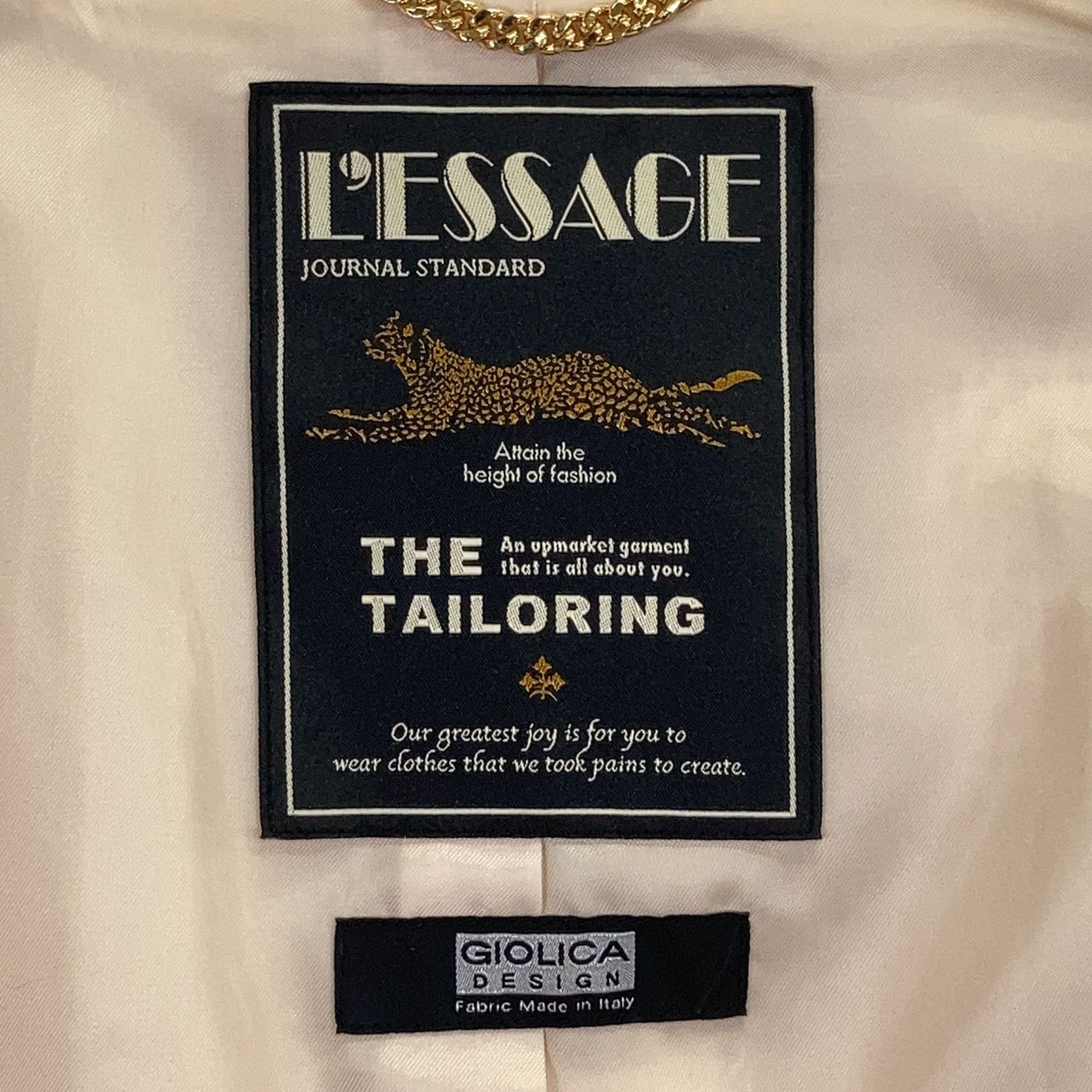JOURNAL STANDARD L'ESSAGE ジャーナルスタンダード レサージュ アイボリー ツイード 1ボタン コクーンミドルコート F JOURNAL STANDARD L'ESSAGE ジャーナルスタンダード レサージュ アイボリー ツイード 1ボタン コクーンミドルコート F