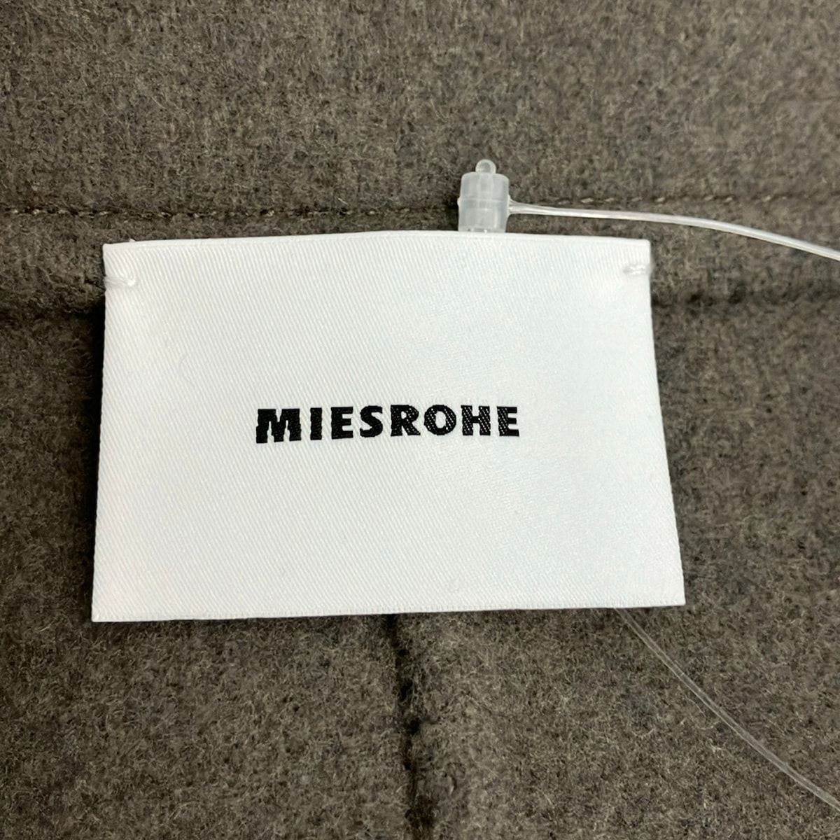 MIESROHE(ミースロエ) コート サイズ0 XS レディース美品 - ダークブラウン 長袖/冬 MIESROHE(ミースロエ) コート サイズ0 XS レディース美品 - ダークブラウン 長袖/冬