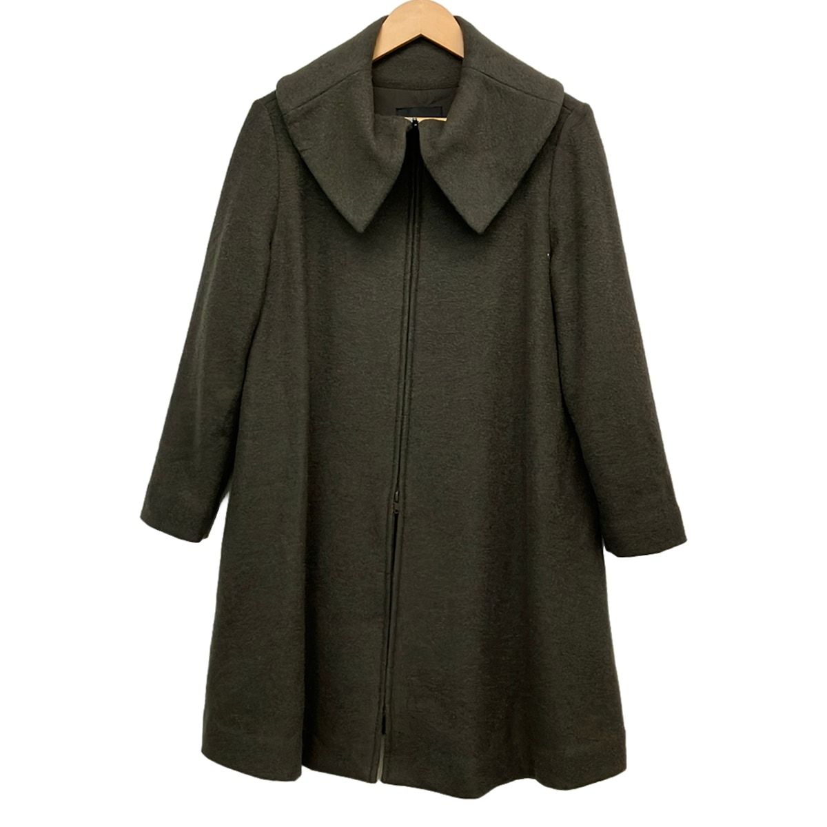 TABASA(タバサ) コート レディース美品 - ダークブラウン 長袖/ジップアップ/冬