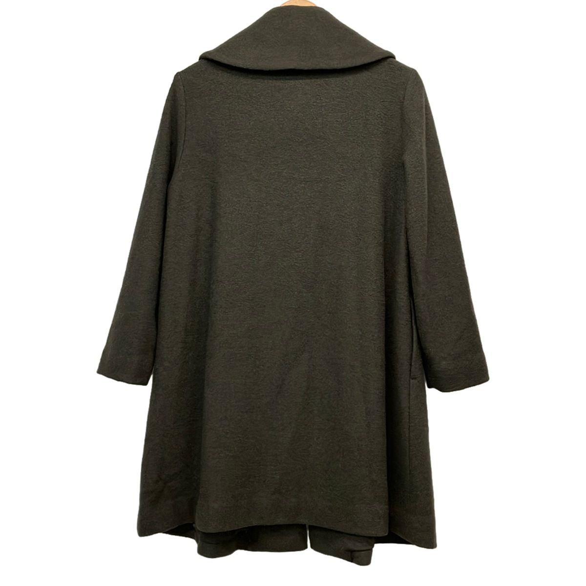 TABASA(タバサ) コート レディース美品 - ダークブラウン 長袖/ジップアップ/冬 TABASA(タバサ) コート レディース美品 - ダークブラウン 長袖/ジップアップ/冬