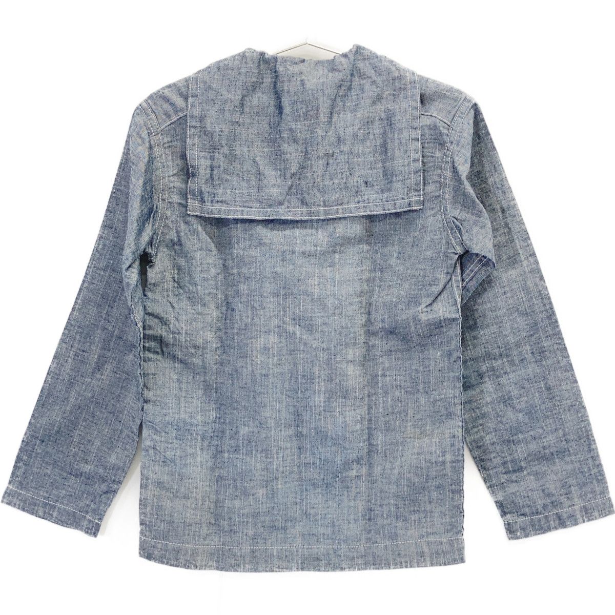 EVISU エヴィス シャンプレーデニム プルオーバー セーラーシャツ 34 EVISU エヴィス シャンプレーデニム プルオーバー セーラーシャツ 34