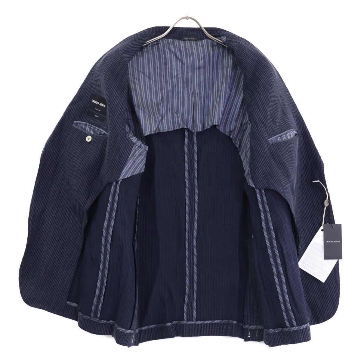 GIORGIO ARMANI ジョルジオアルマーニ 【新品同様/国内正規】1SGGG0L T02I0 コーデュロイ 2Bテーラードジャケット 56