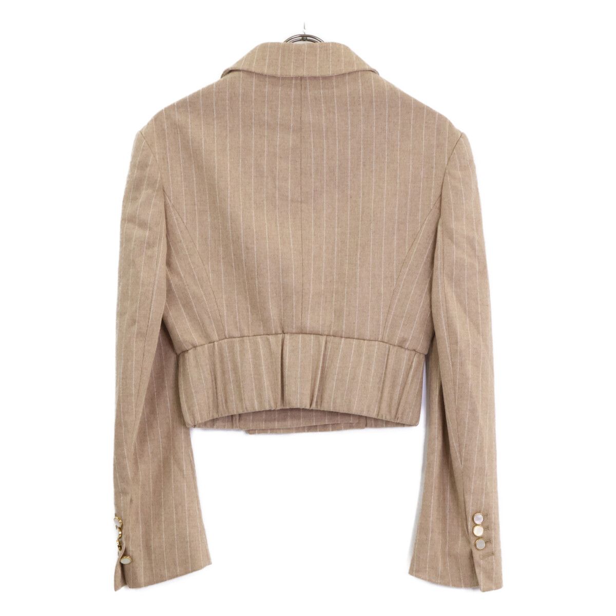 Hillier Bartley ヒリヤーバートリー 【新品同様】ストライプ クロップド ジャケット 8