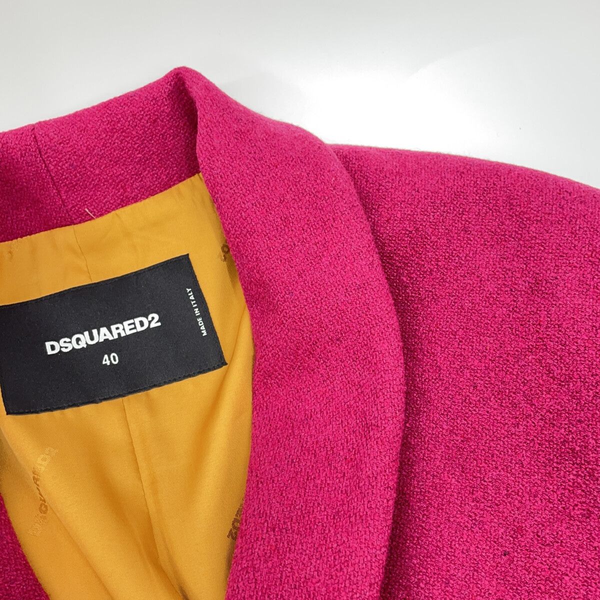 DSQUARED2 ディースクエアード S72AA0500 ガーネット ダブルブレスト ピーコート 40 DSQUARED2 ディースクエアード S72AA0500 ガーネット ダブルブレスト ピーコート 40