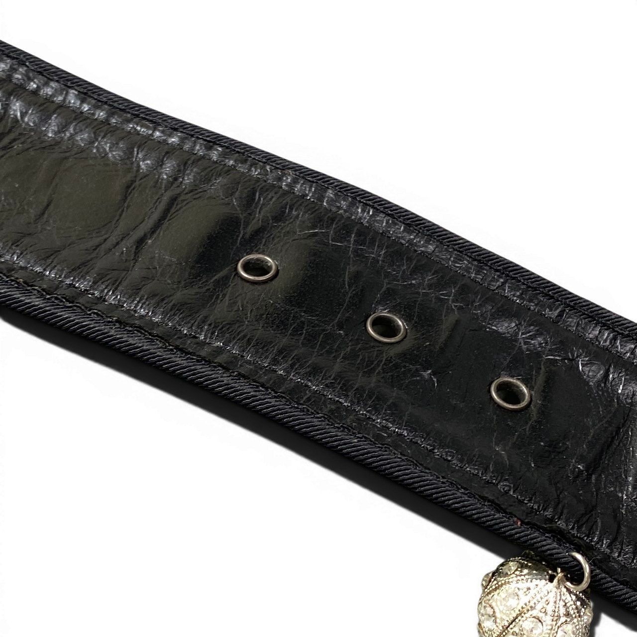 e8 YVESSAINTLAURENT リブゴーシュ ヴィンテージ ベルト ベルベット フランス製 1 ブラック レディース 女性用u02t e8 YVESSAINTLAURENT リブゴーシュ ヴィンテージ ベルト ベルベット フランス製 1 ブラック レディース 女性用u02t
