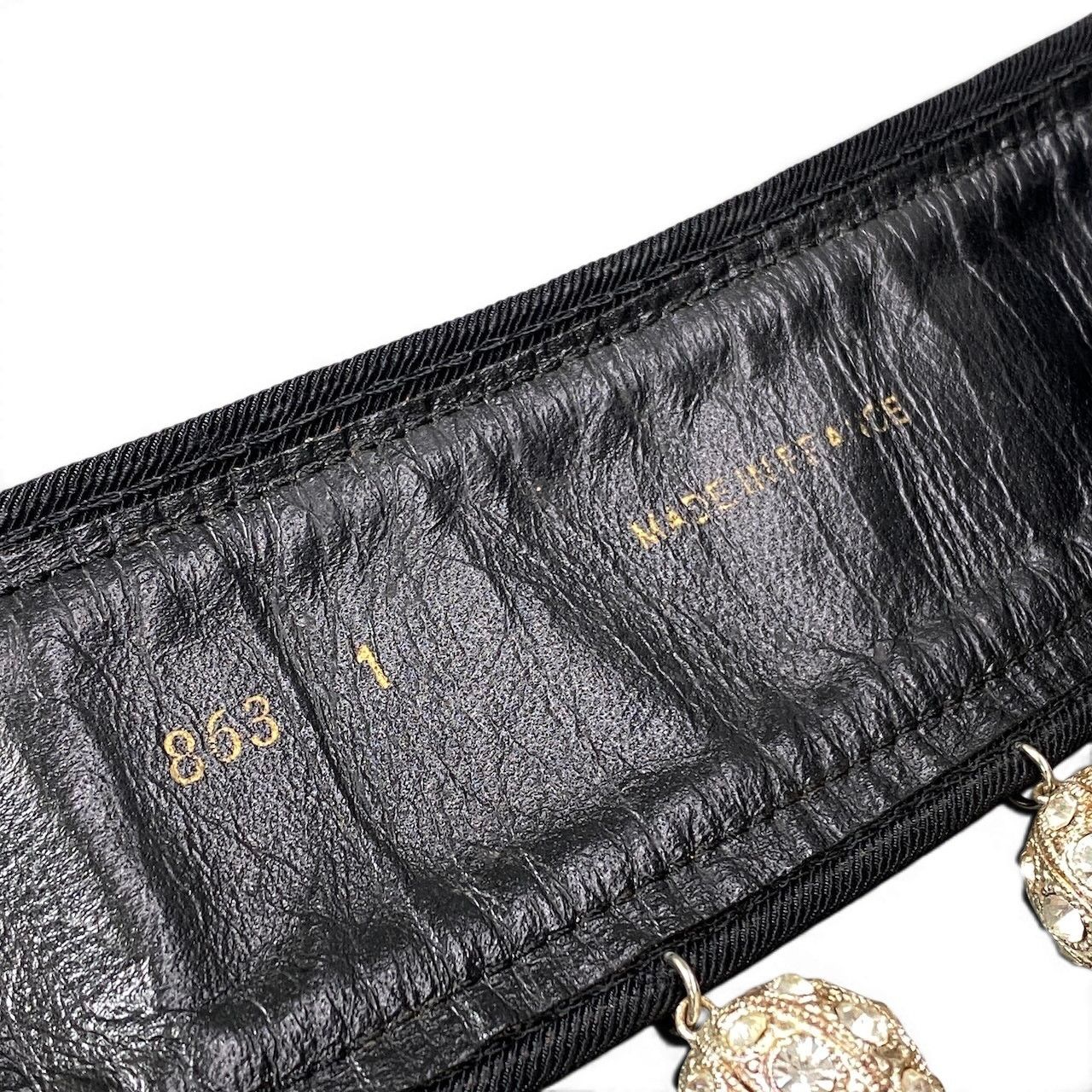 e8 YVESSAINTLAURENT リブゴーシュ ヴィンテージ ベルト ベルベット フランス製 1 ブラック レディース 女性用u02t e8 YVESSAINTLAURENT リブゴーシュ ヴィンテージ ベルト ベルベット フランス製 1 ブラック レディース 女性用u02t