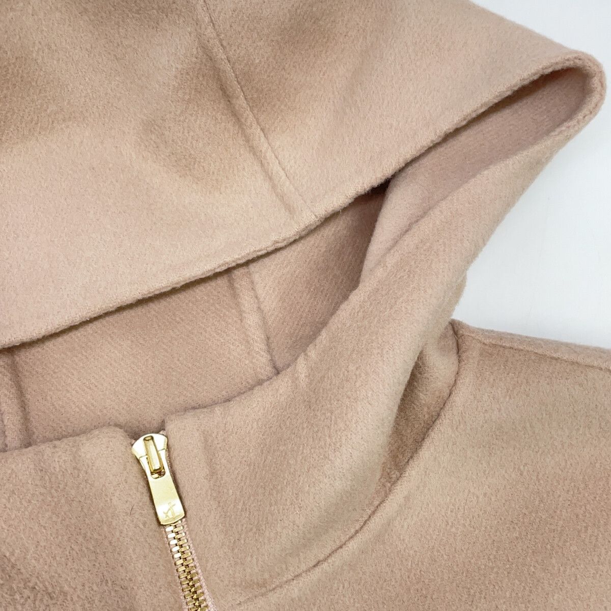 ANAYI アナイ 24AW ピンク シャルムリバーフードブルゾン 38 ANAYI アナイ 24AW ピンク シャルムリバーフードブルゾン 38