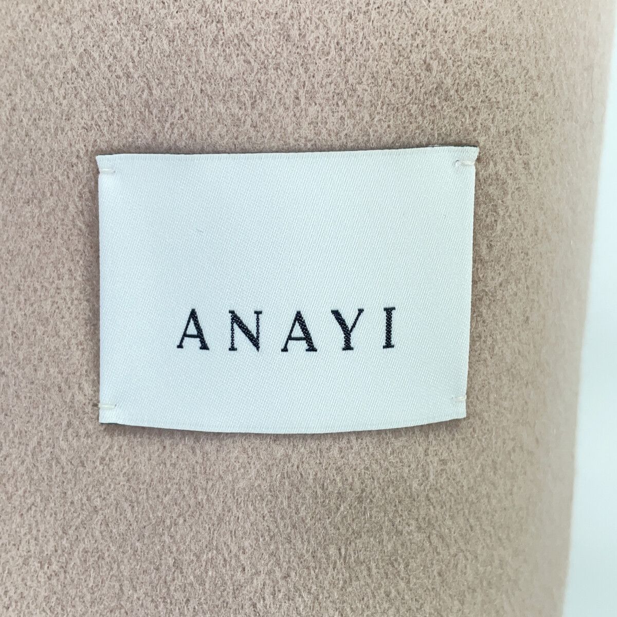 ANAYI アナイ 24AW ピンク シャルムリバーフードブルゾン 38 ANAYI アナイ 24AW ピンク シャルムリバーフードブルゾン 38