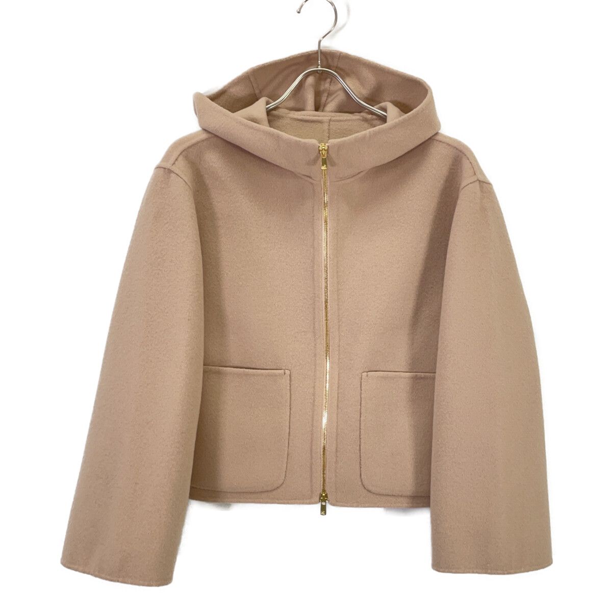 ANAYI アナイ 24AW ピンク シャルムリバーフードブルゾン 38 ANAYI アナイ 24AW ピンク シャルムリバーフードブルゾン 38