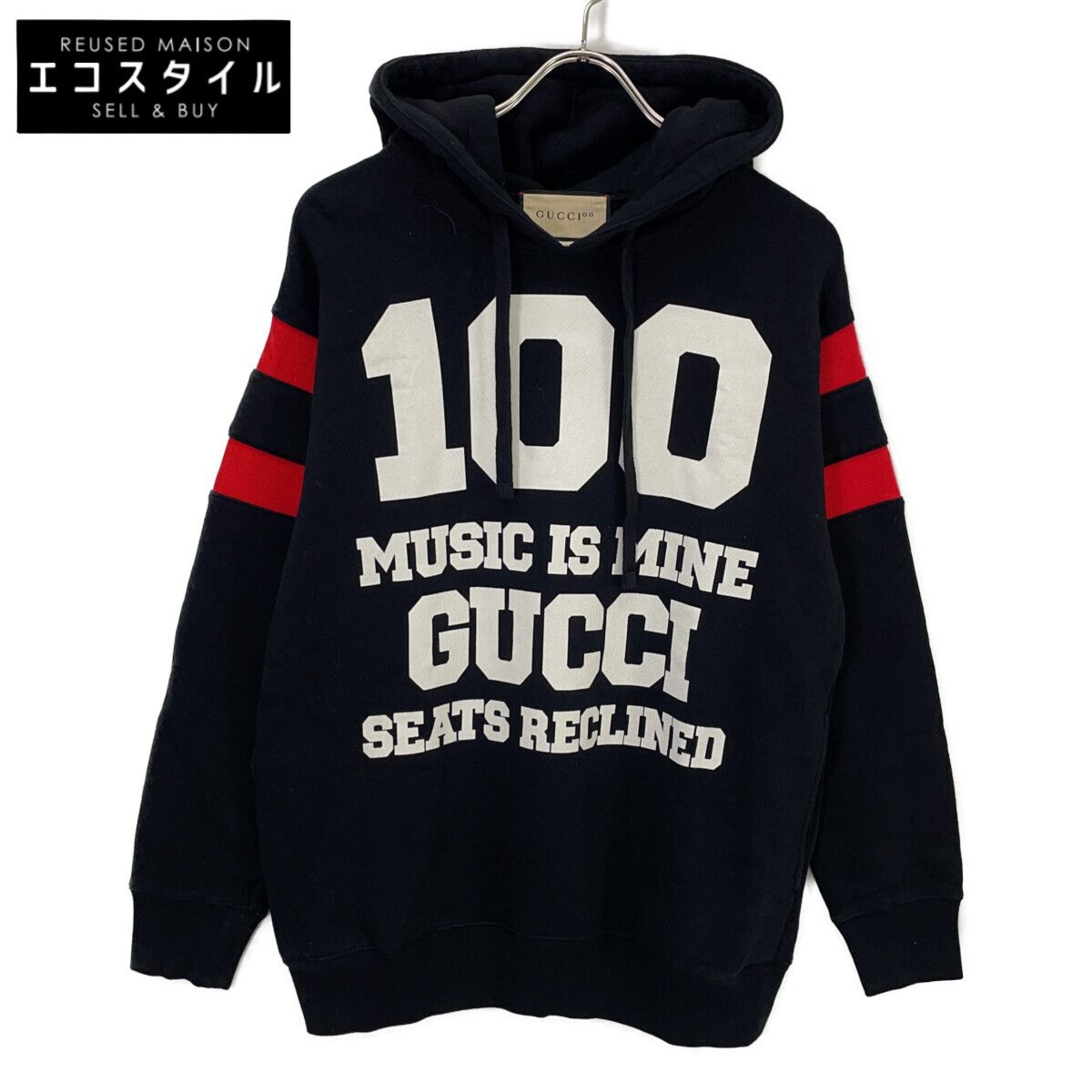 GUCCI グッチ 660282 21AW GUCCI100 MUSIC IS MINE ﾊﾟｰｶｰ XXS