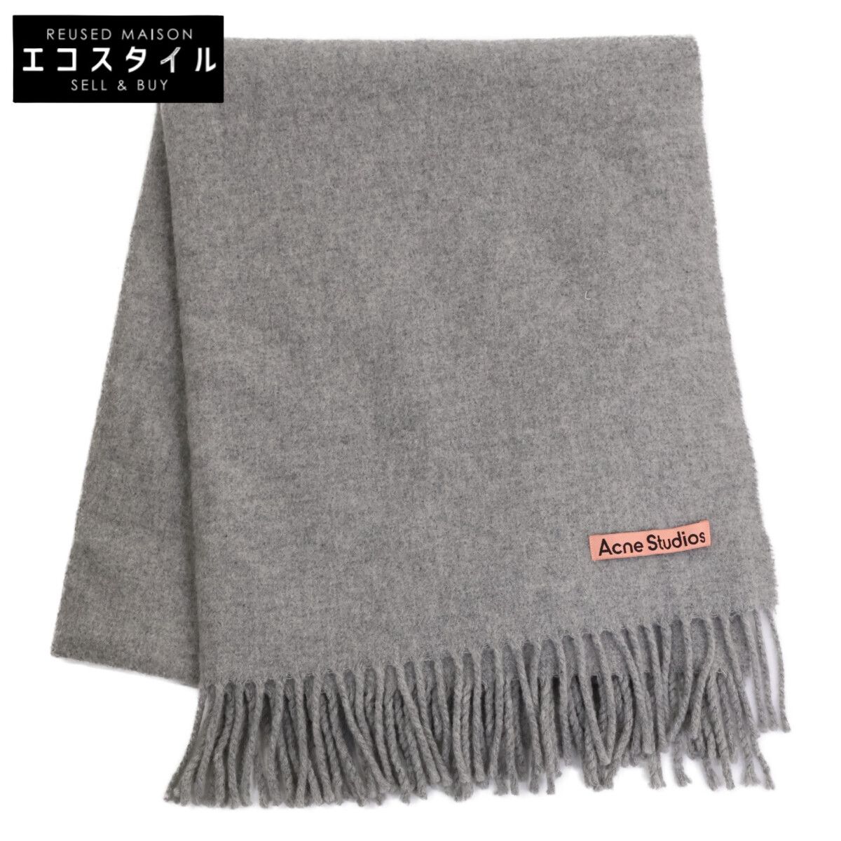 ACNE STUDIOS アクネ ストゥディオズ CA0102 フリンジ ウール スカーフ 200 x 70 cm