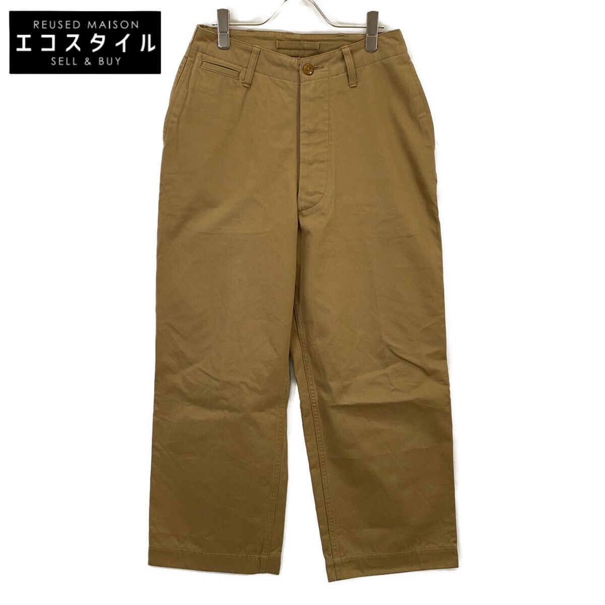 NIGEL CABOURN ナイジェルケーボン 8041-00-50020 ﾌﾞﾗｳﾝ ｺｯﾄﾝ100 BASIC MILITARY CHINO ﾊﾟﾝﾂ 30