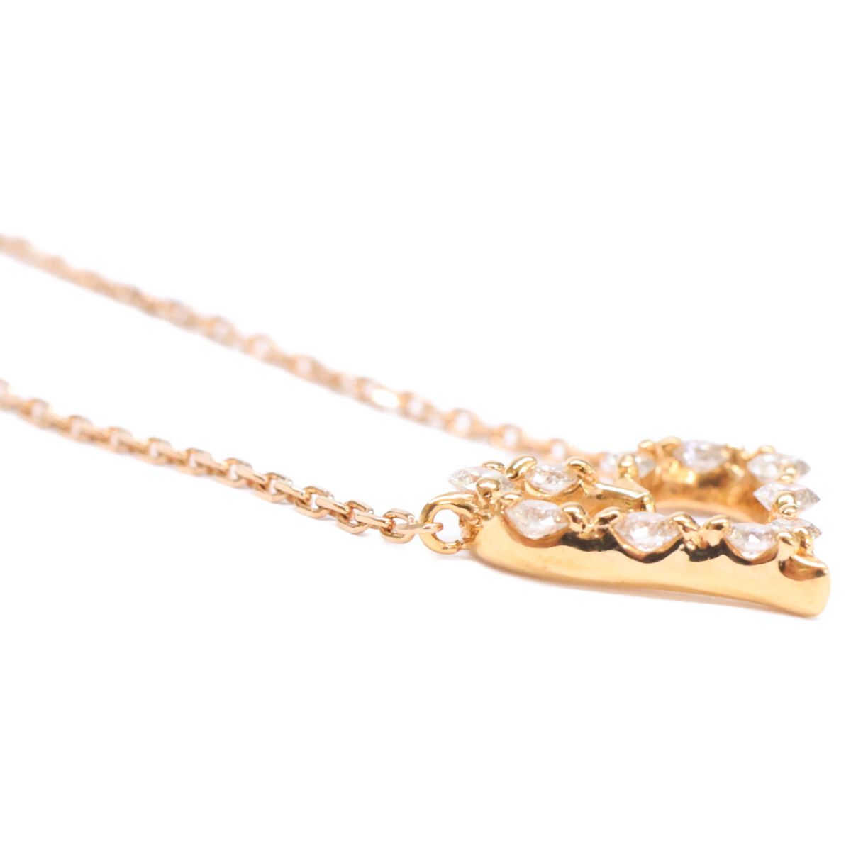 STAR JEWELRY スタージュエリー K18 0.23ct ダイヤモンド オープンハート