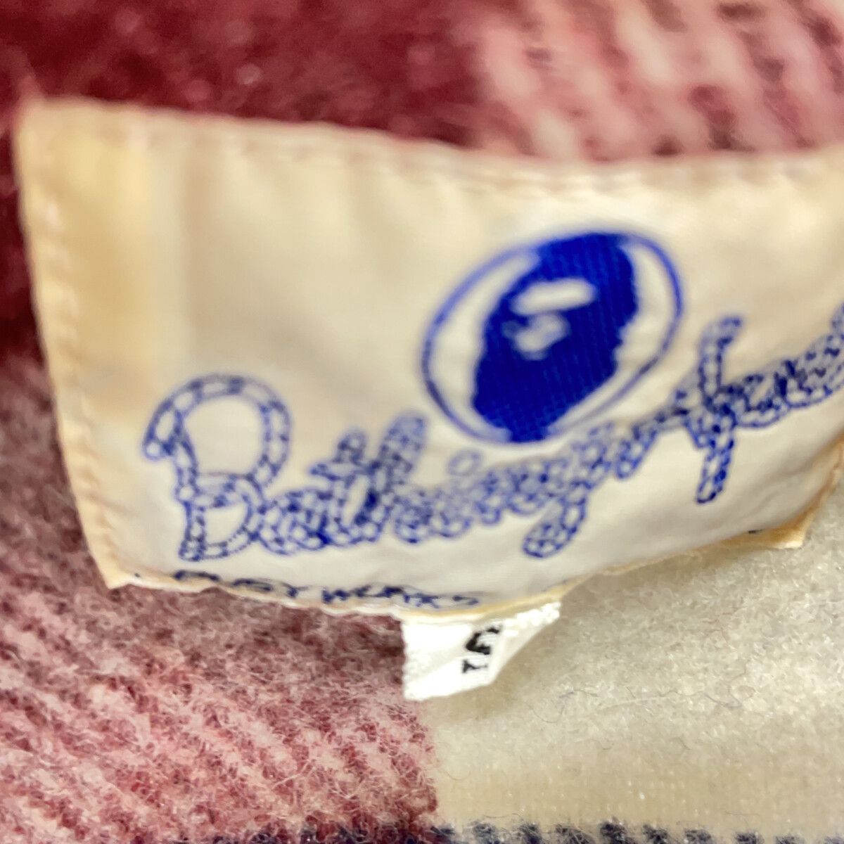 A BATHING APE アベイシングエイプ 90's ブロックチェック CPO長袖シャツ S