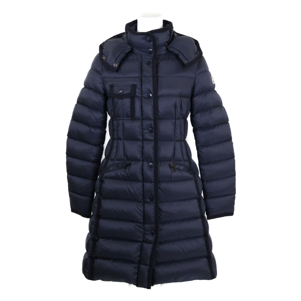 MONCLER モンクレール 【美品】HERMINE エルミンヌ フード付ダウン O