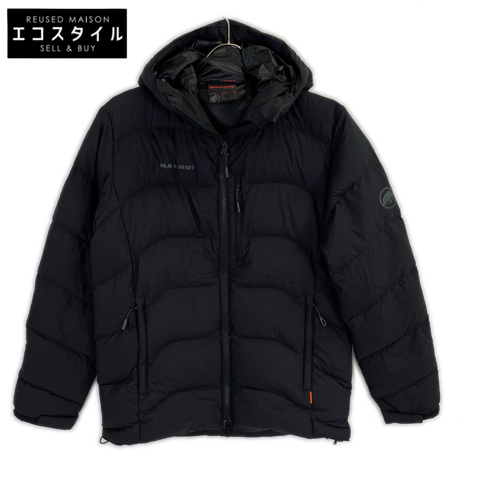 MAMMUT マムート ﾌﾞﾗｯｸ ｴｸｾﾛﾝ ｲﾝｻｰﾚｼｮﾝ ﾌｰﾃﾞｯﾄﾞ ｼﾞｬｹｯﾄ XS