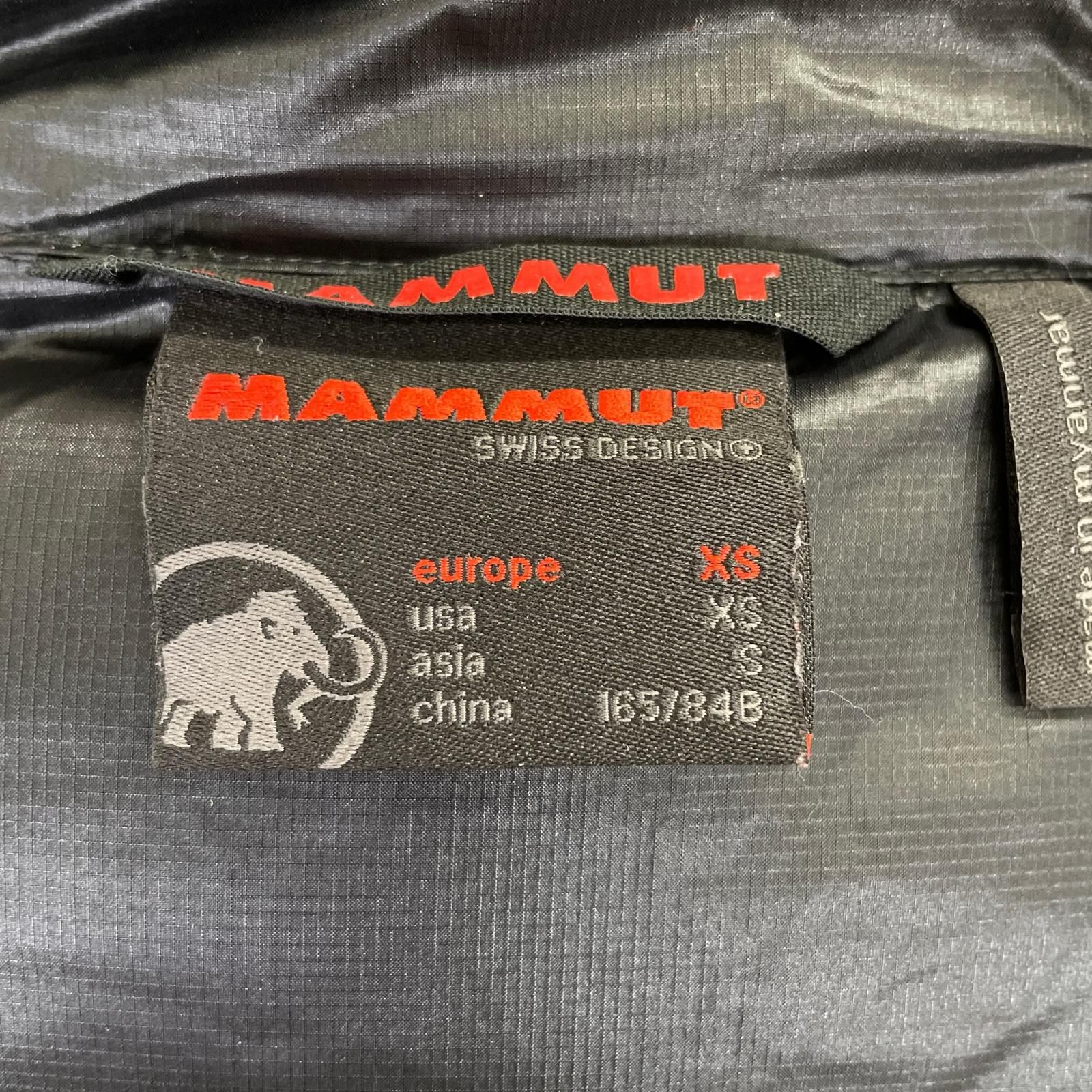 MAMMUT マムート ブラック エクセロン インサーレション フーデッド ジャケット XS MAMMUT マムート ブラック エクセロン インサーレション フーデッド ジャケット XS