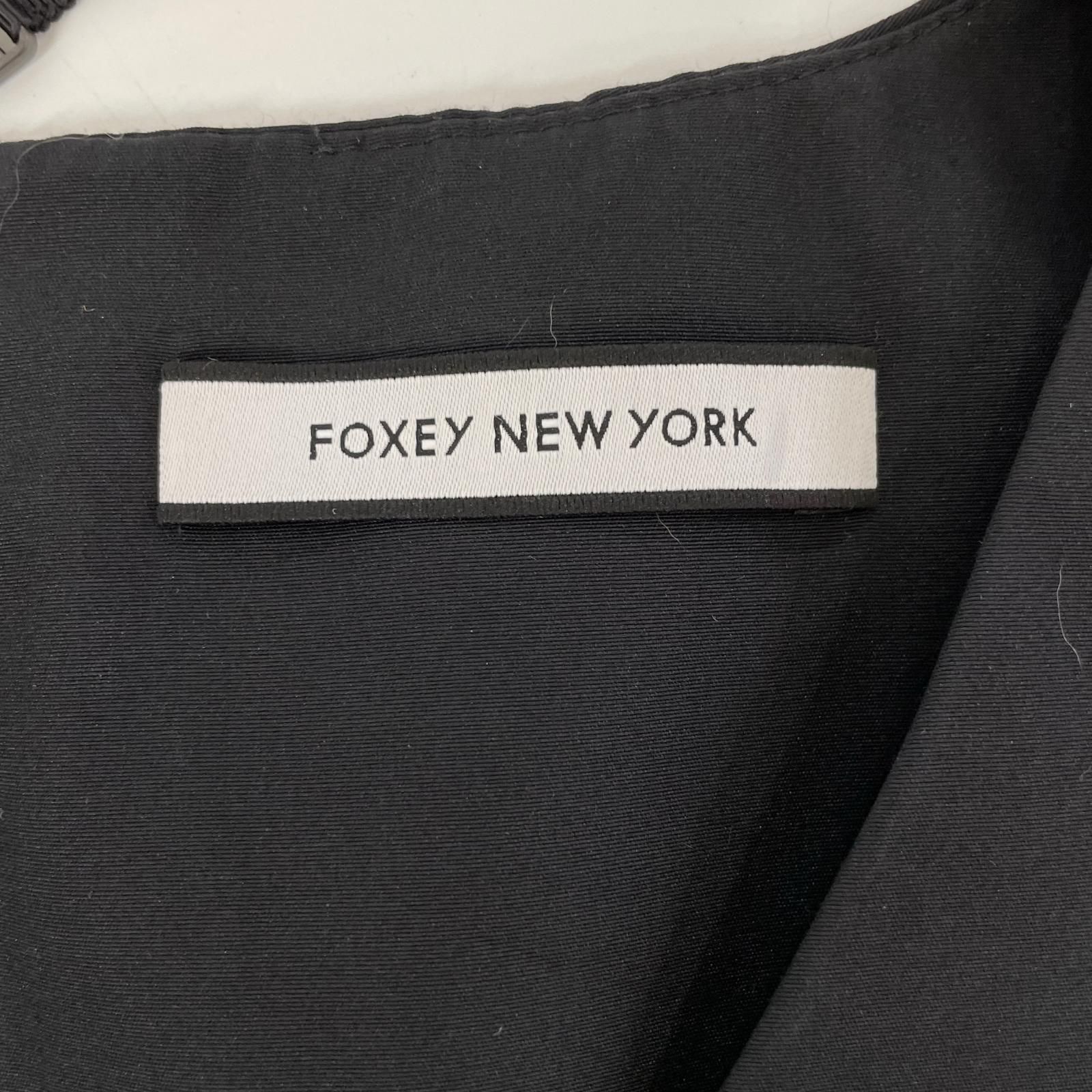 FOXEY NEW YORK フォクシーニューヨーク 44422 ブラック Giana ドレス ワンピース FOXEY NEW YORK フォクシーニューヨーク 44422 ブラック Giana ドレス ワンピース