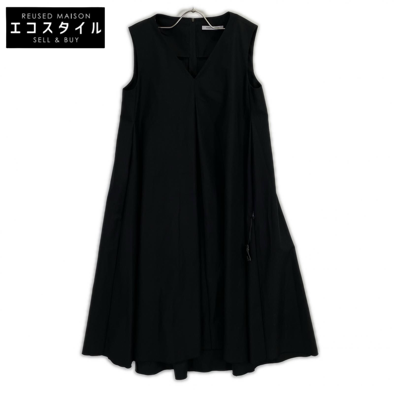 FOXEY NEW YORK フォクシーニューヨーク 44422 ﾌﾞﾗｯｸ Giana ﾄﾞﾚｽ ﾜﾝﾋﾟｰｽ