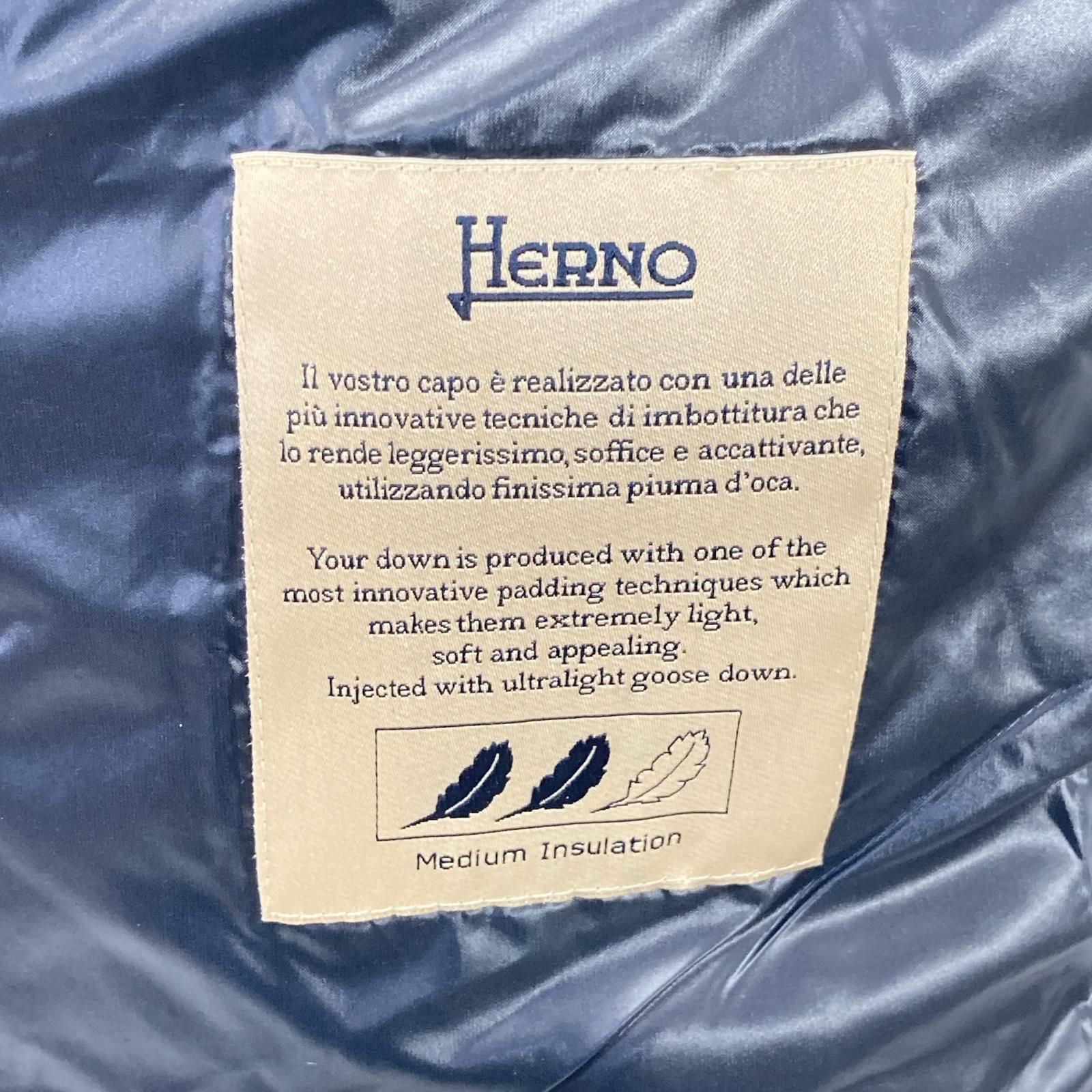 HERNO ヘルノ PI001933D12017Z ネイビー COMBI DOWN ダウンジャケット 40 HERNO ヘルノ PI001933D12017Z ネイビー COMBI DOWN ダウンジャケット 40