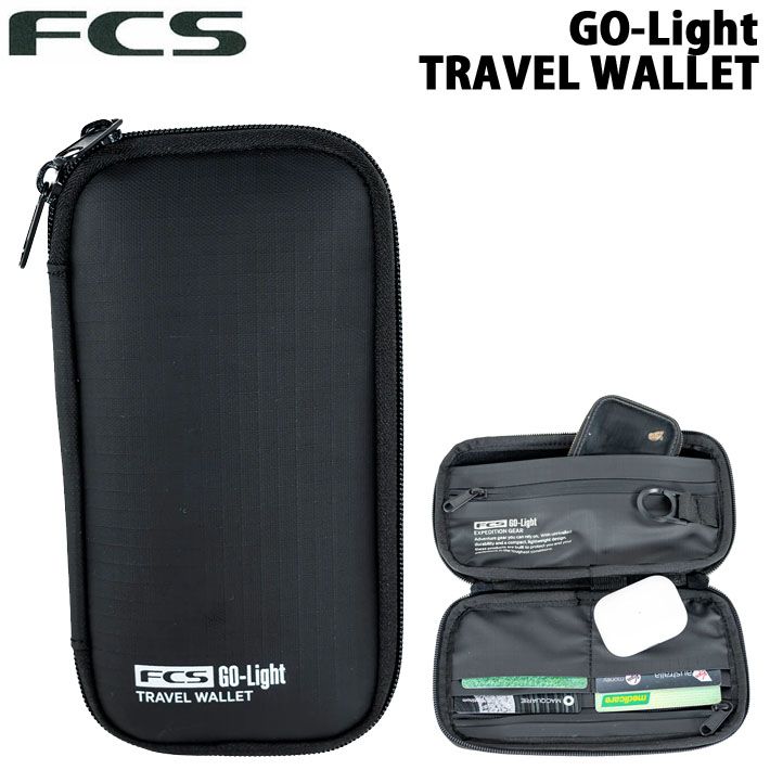 FCS エフシーエス GO LIGHT TRAVEL WALLET トラベルウォレット 財布 パスポート カード 旅行 トリップ サーフィン
