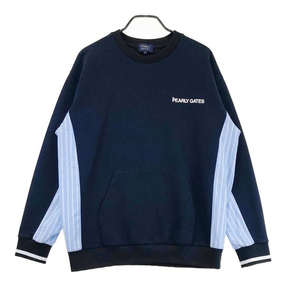 サイズ：5 PEARLY GATES パーリーゲイツ 長袖 スウェットトレーナー ネイビー系 [240101627921] ゴルフウェア メンズ ストスト