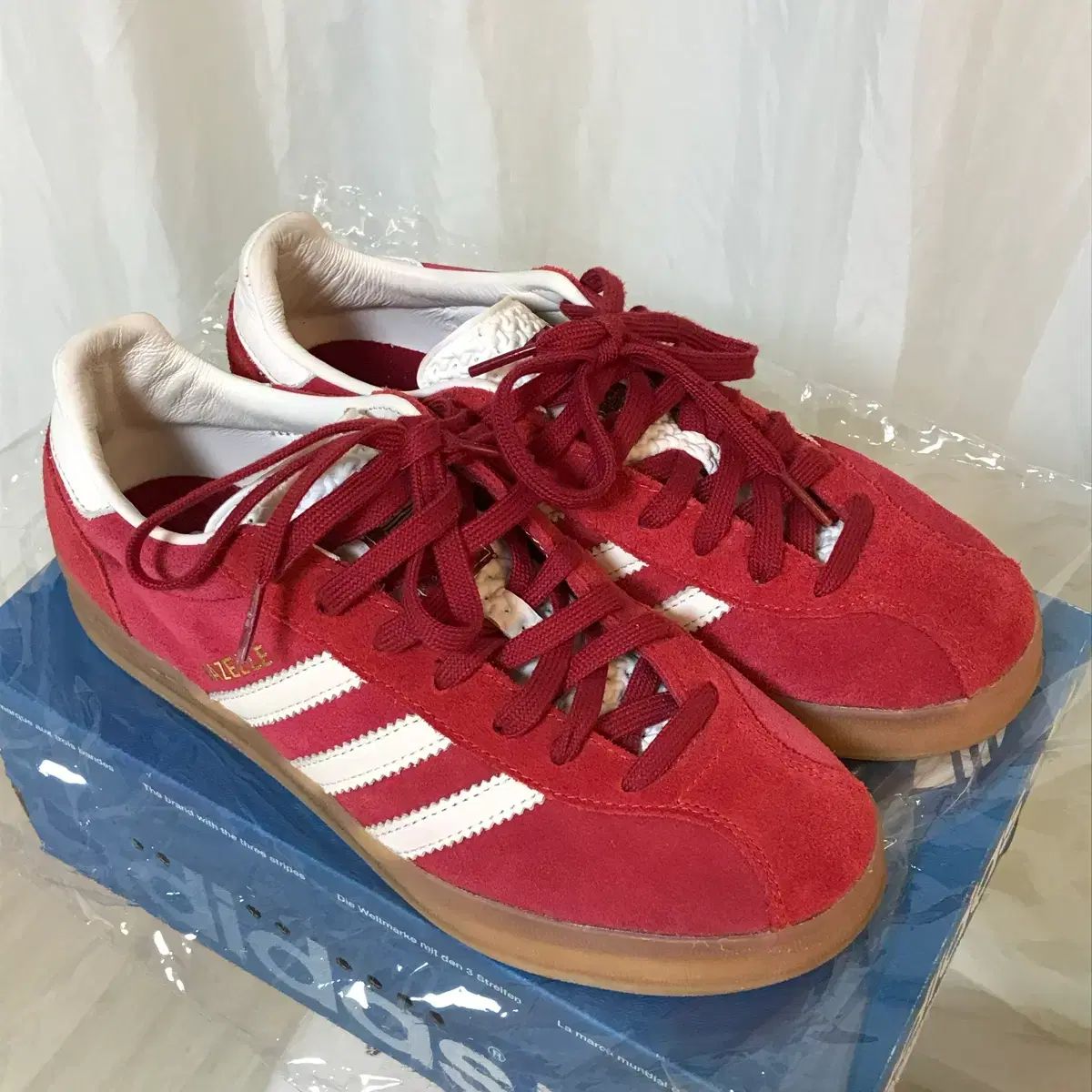 adidas アディダス ガゼル インドア プロ レッド 240