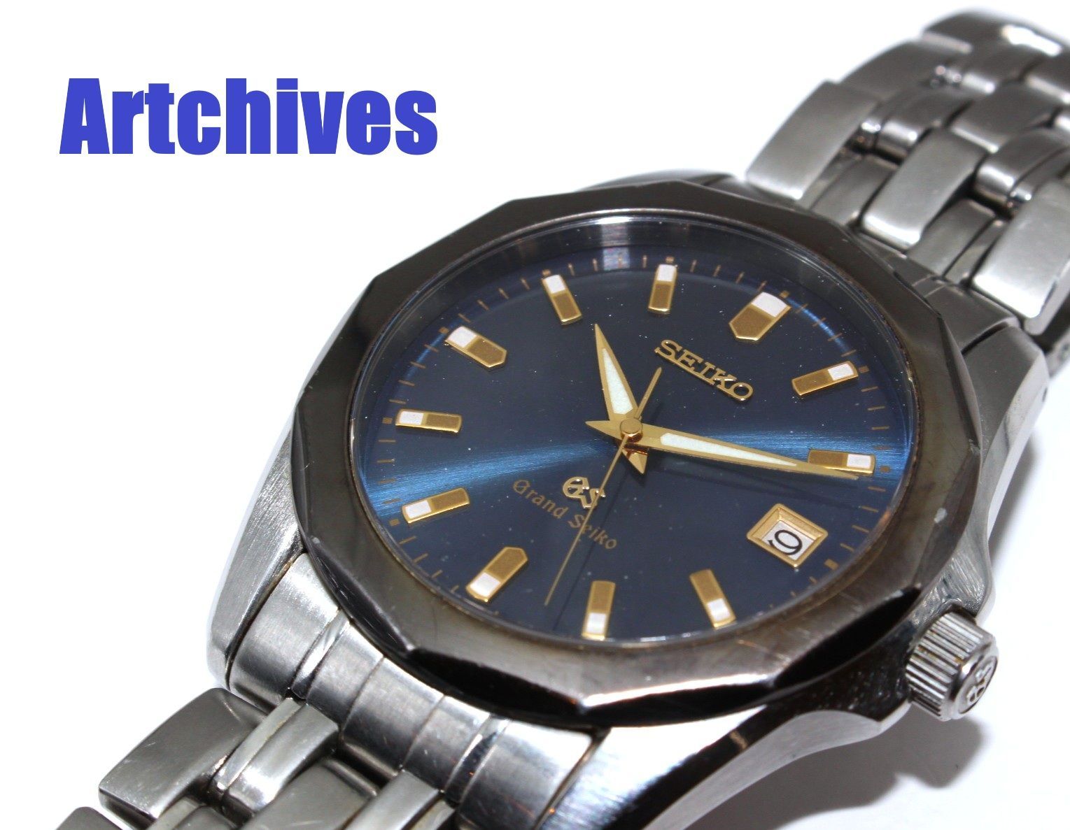 『VRW-1804』☆時計☆SEIKO (セイコー)☆SBGF003☆グランドセイコー☆BL文字盤 メンズ クォーツ 腕時計 稼働品☆