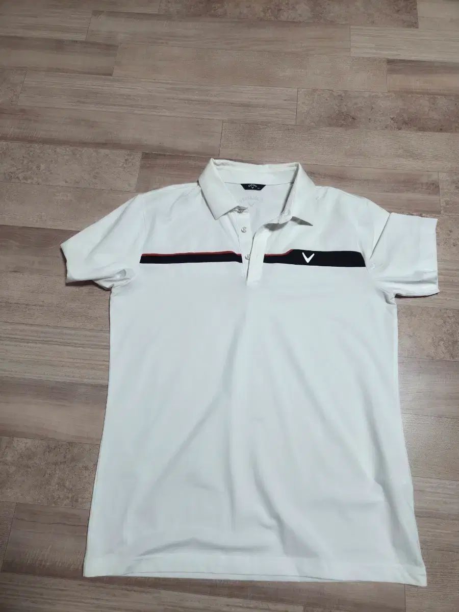 Callaway キャロウェイ 白 ホワイト ゴルフ Golf 半袖 Tシャツ Tシャツ KARA（カラ） カラーTシャツ 105 サイズ