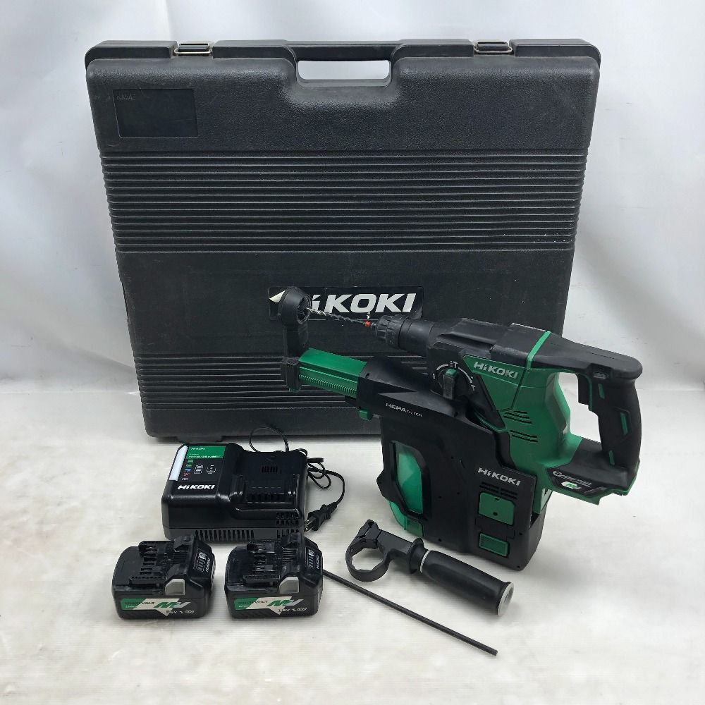 HiKOKI ハイコーキ 工具 ハンマドリル 充電器・充電池2個・ケース付 コードレス式 36v DH36DPB グリーン