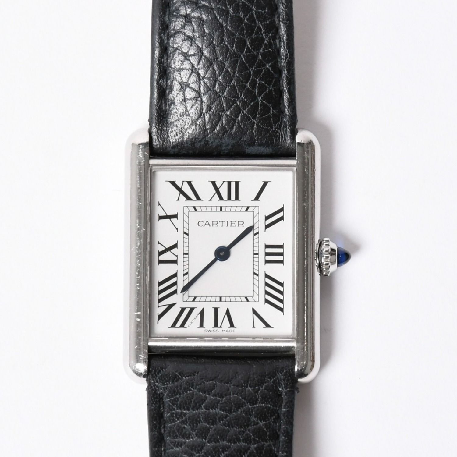 CARTIER カルティエ TANK MUST LM タンク マストLM 腕時計 重量約32.84g WSTA0041 ステンレススチール クォーツ 美品 中古 4a001793