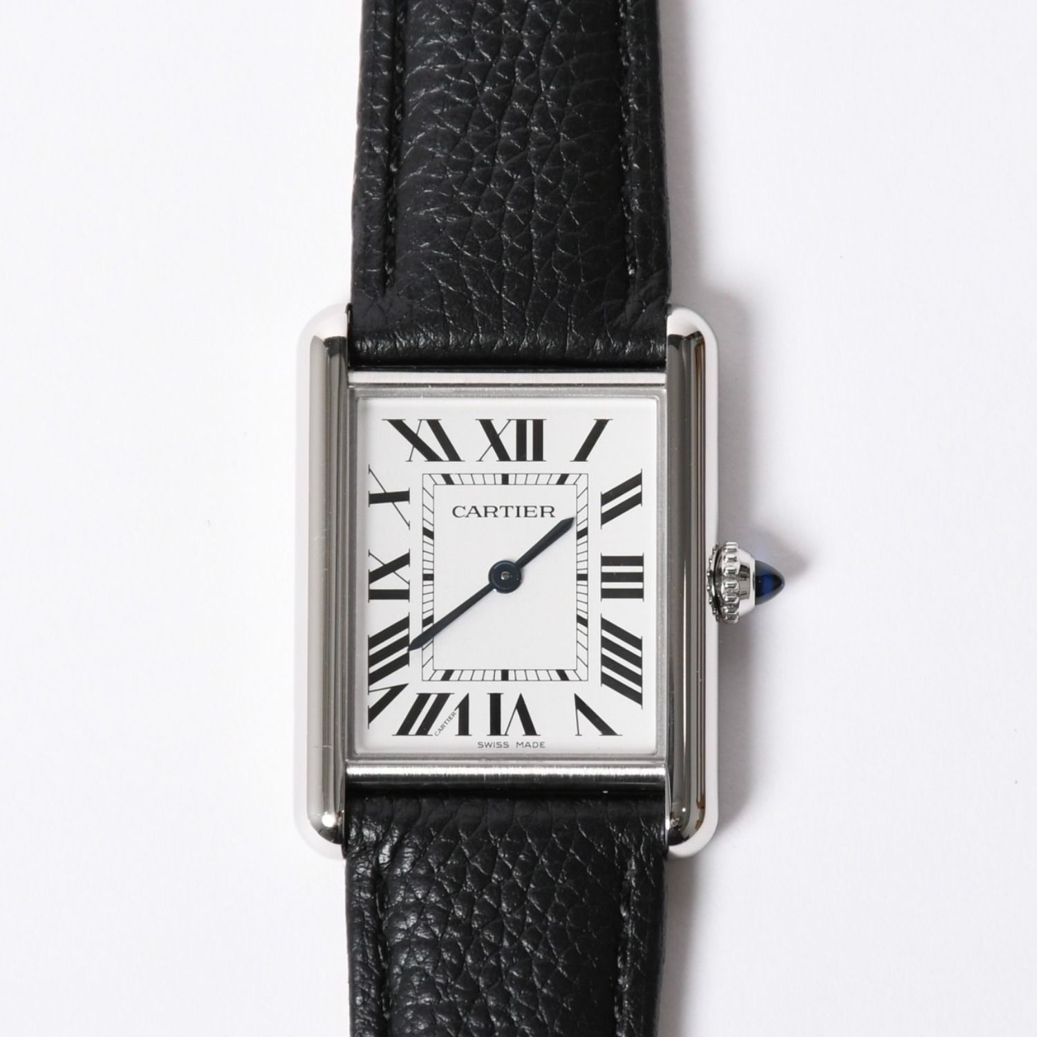 極美品 CARTIER カルティエ TANK MUST LM タンク マストLM 腕時計 重量約30.31g WSTA0041 ステンレススチール クォーツ 中古 4a001791
