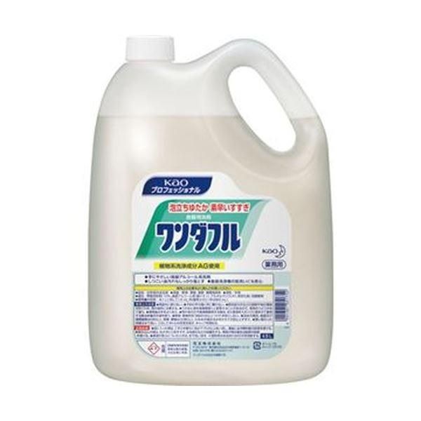 （まとめ）花王 ワンダフル 業務用 4.5L 1本〔×10セット〕