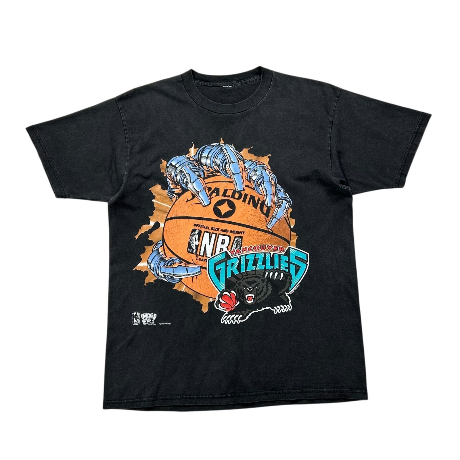 90s NBA VANCOUVER GRIZZLIES バンクーバー・グリズリーズ SPALDING 1994年 Tシャツ SIZE XL