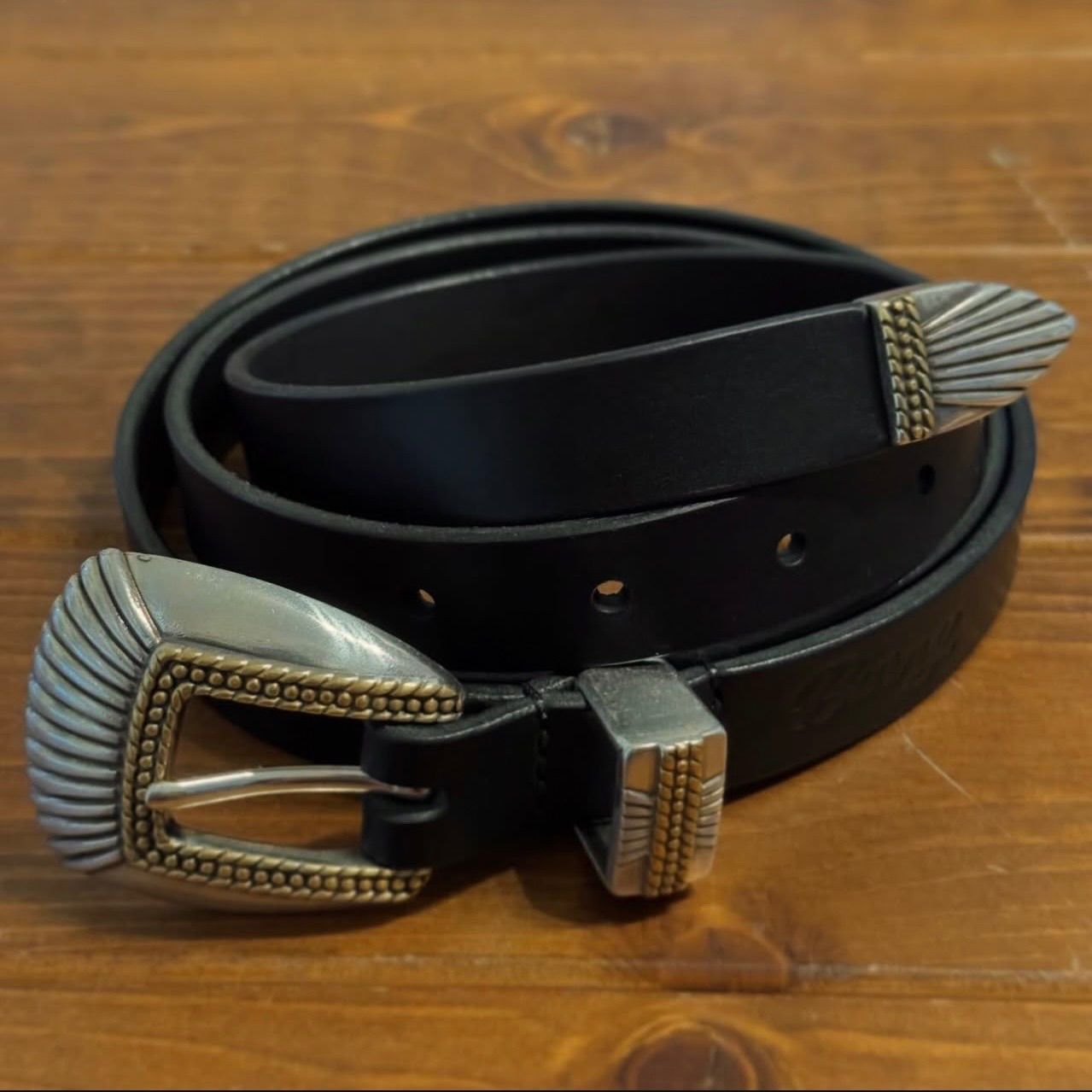 【WB-01】Western Belt ロープ ナロー 剣先ロング