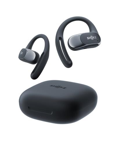 Shokz (ショックス) OpenFit Air オープンイヤー イヤホン ワイヤレスイヤホン 【18x11mm 大型ドライバー 合計28時間再生 / VGP 2025 金賞 / IP54防水】 マルチポイント接続 Bluetooth 5. e15aa05f