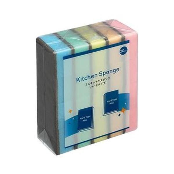（まとめ）TANOSEE ミニキッチンスポンジハード 1セット（100個：20個×5パック）〔×10セット〕 11,590円
