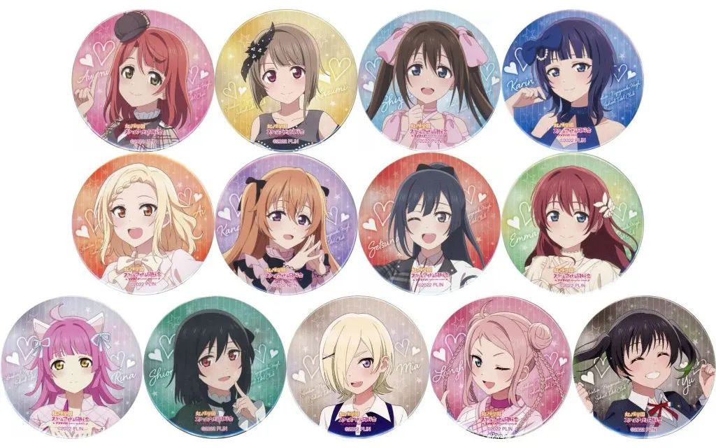 【中古】バッジ・ピンズ 全13種セット 「ラブライブ!虹ヶ咲学園スクールアイドル同好会 6th Live! I love You You love Me 缶バッジ」 会場限定ガチャ