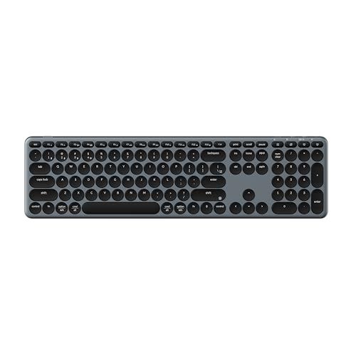「国内正規品」Keychron B5 Pro 超薄型ワイヤレスキーボード フルサイズ(112キー) ラウンドキーキャップ 三台同時接続 Bluetooth 5.2 / 2.4GHz / USB-C 1000Hzポーリングレート 300時間ロングバッテリー Mt