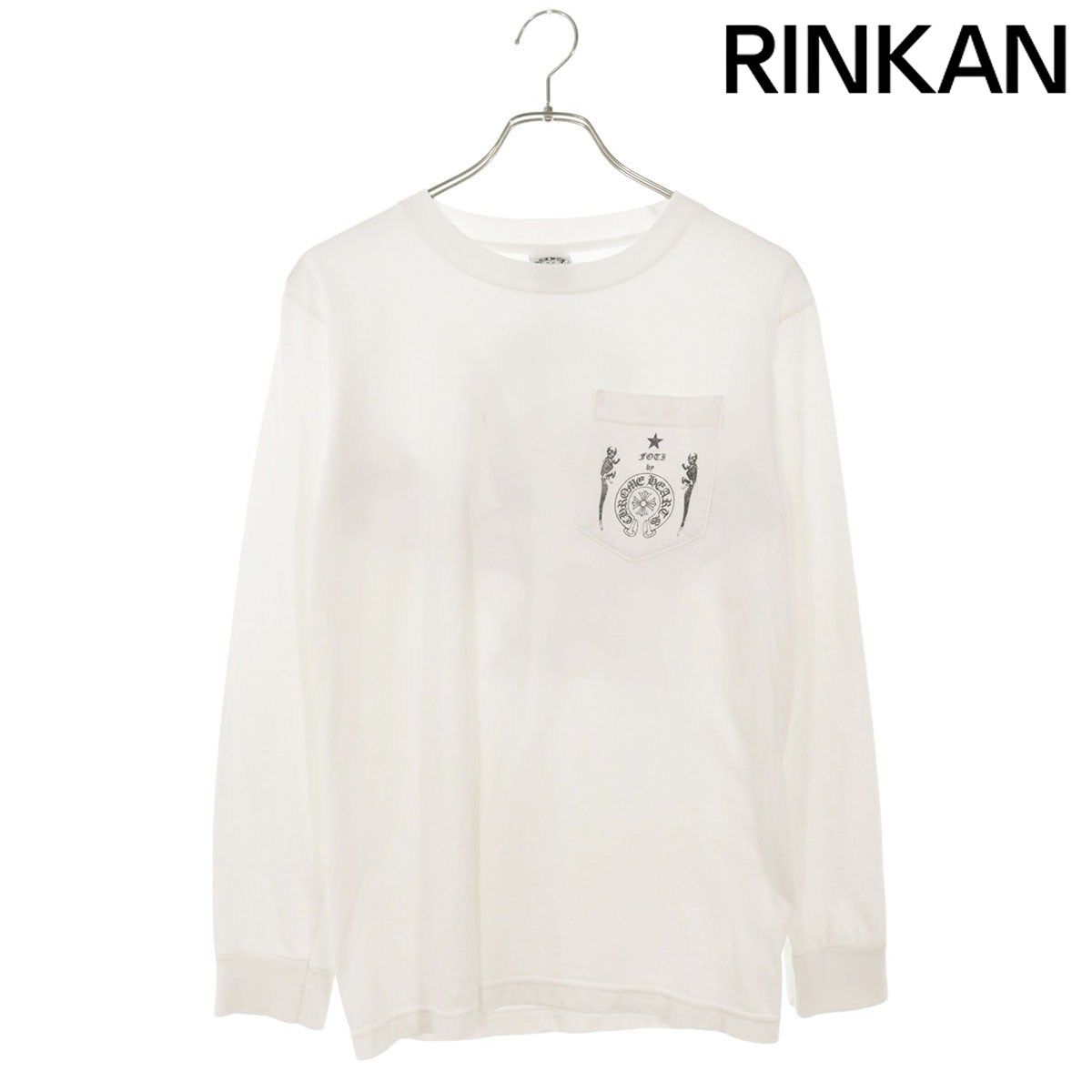 クロムハーツ CH L/S /3 オールドバックフォティプリント長袖カットソー メンズ S