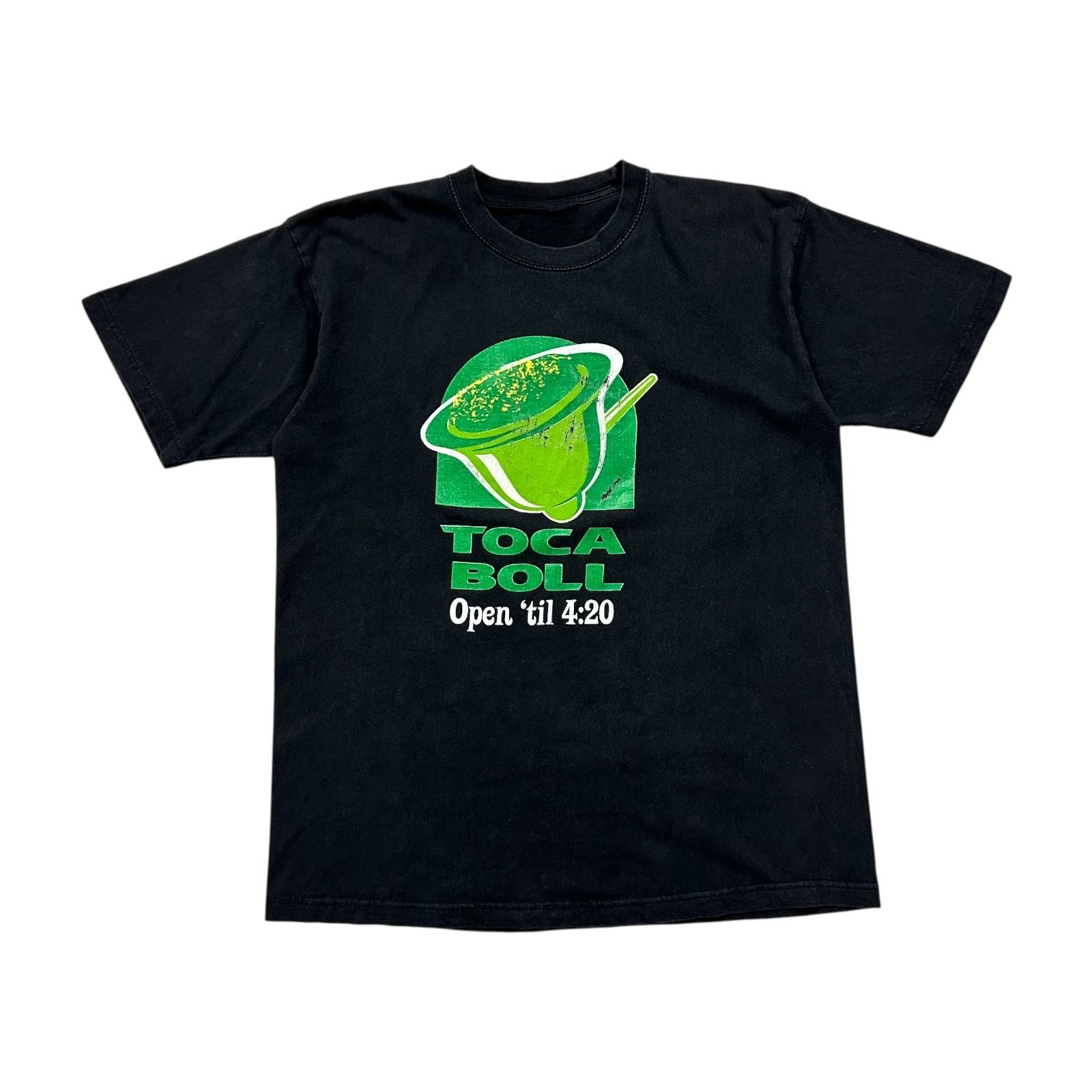 00s TACO BELL 企業 パロディ 420 Tシャツ SIZE XL