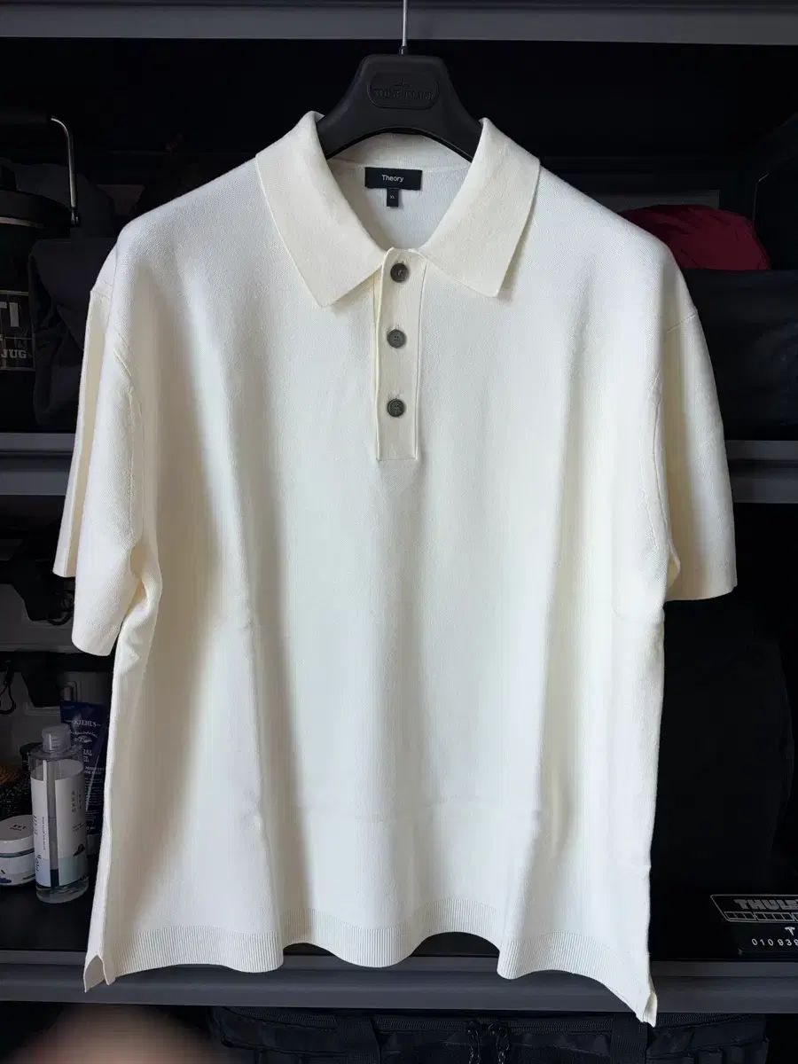 Theory RILAND POLO SHIRT 릴랜드 ポロ アイボリー XL