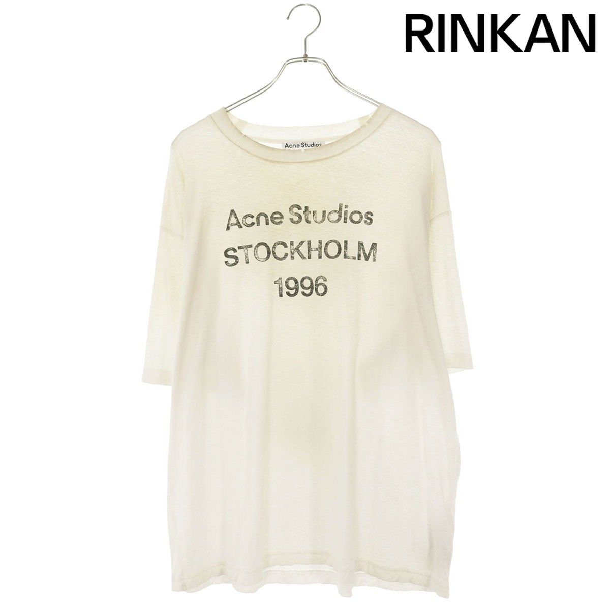 アクネストゥディオズ FN-UX-TSHI000013 ヴィンテージロゴプリントTシャツ メンズ M