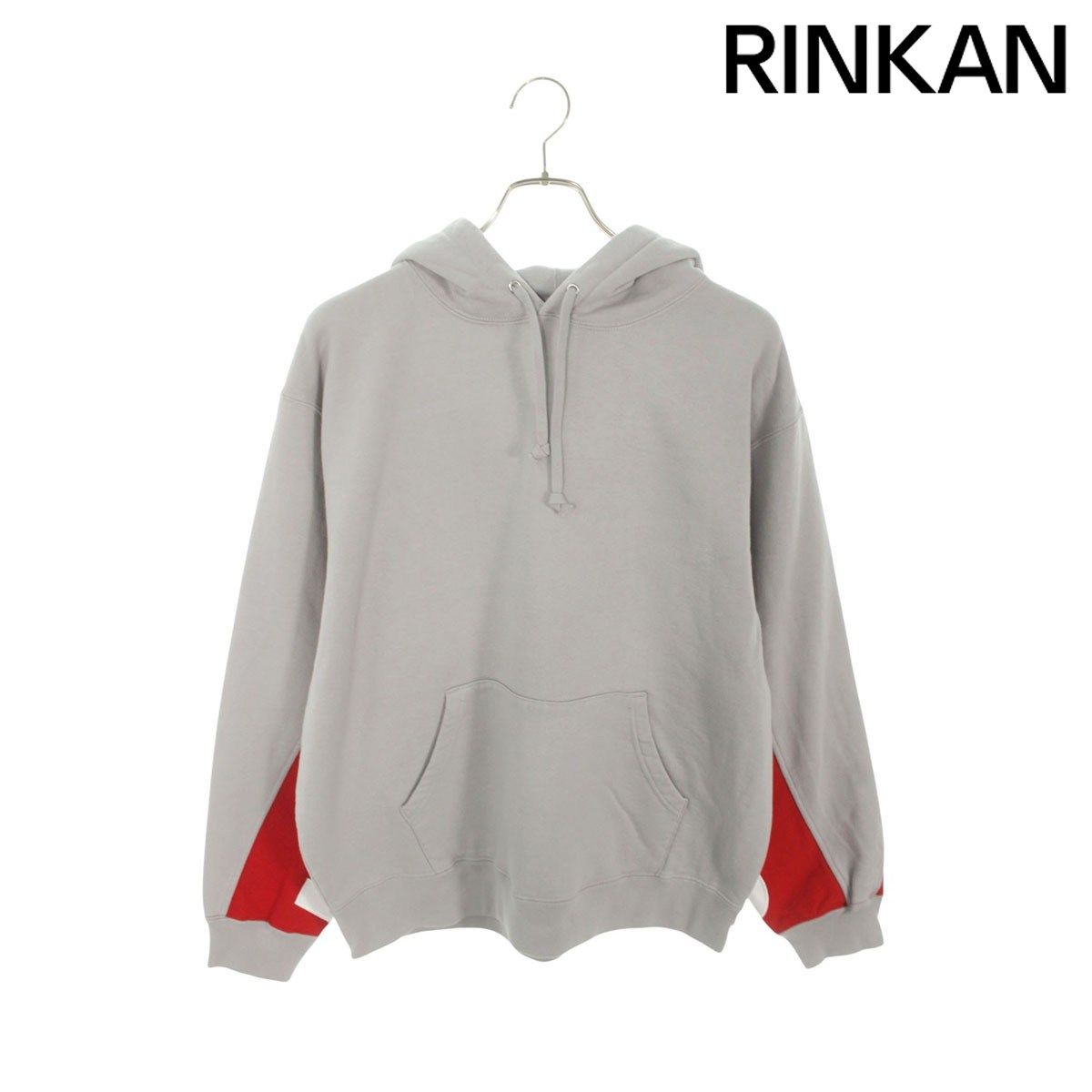 シュプリーム 22SS Cropped Panels Hooded Sweatshirt クロップドパネルプルオーバーパーカー メンズ M