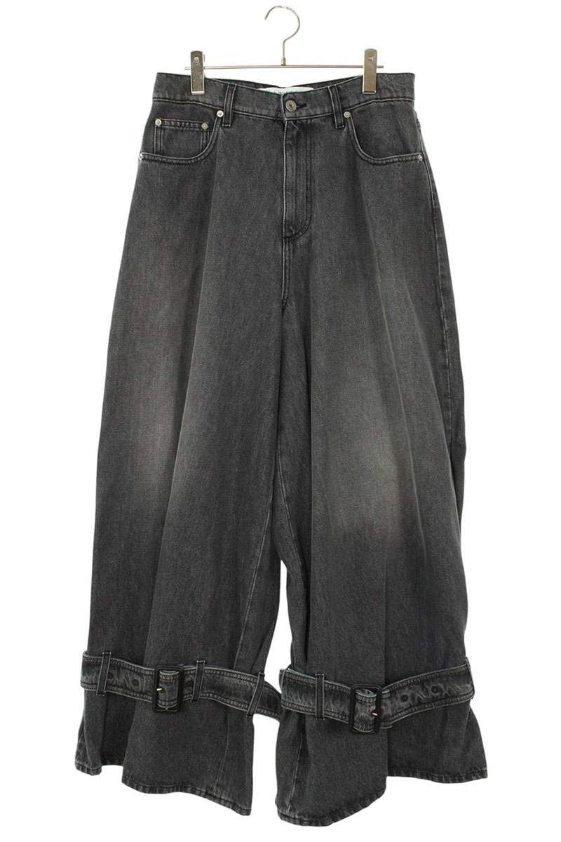ジェイダブリューアンダーソン 25SS DT0107PG1745929 バックルカフベルトワイドレッグバギーデニムパンツ メンズ 30