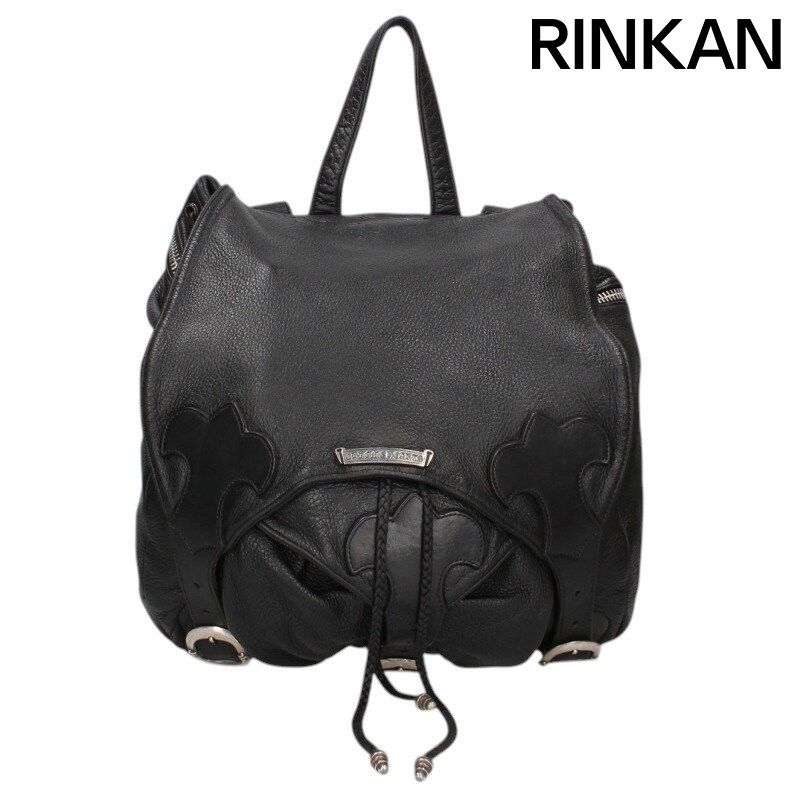 クロムハーツ BACKPACK-S/スモールバックパック ガンスリンガーストラップレザーバックパック メンズ スモール