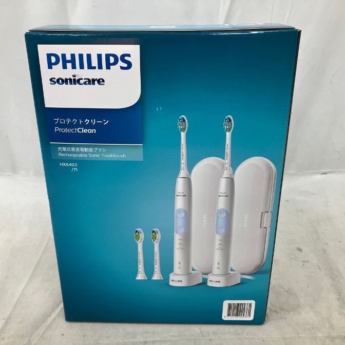 PHILIPS フィリップス　ソニッケアー　電動歯ブラシ　HX6403/71 ソニッケアー フィリップス 電動歯ブラシ プロテクトクリーン 2本組