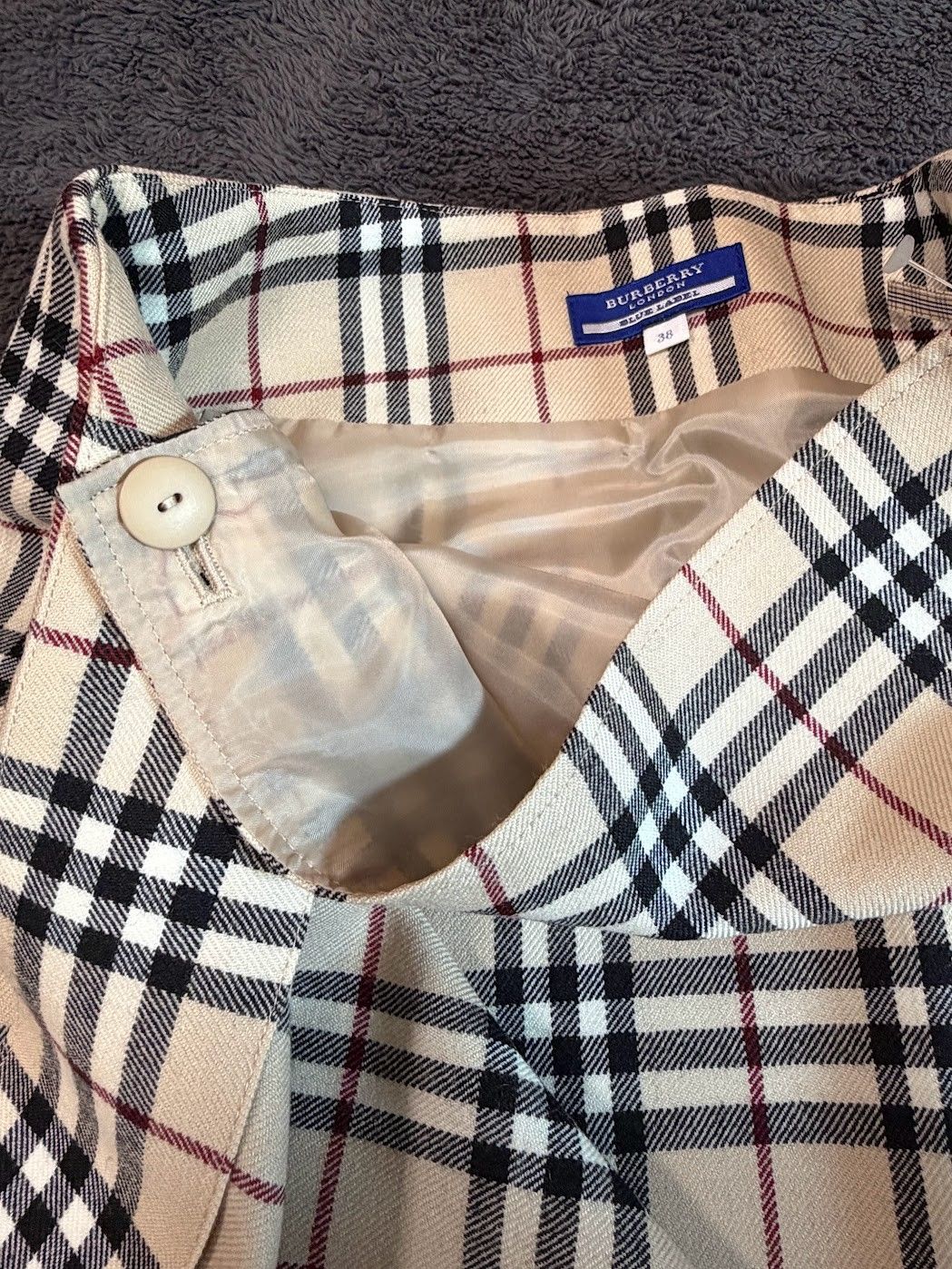 ☆ BURBERRY BLUE LABEL バーバリーブルーレーベル ノバチェック 巻き