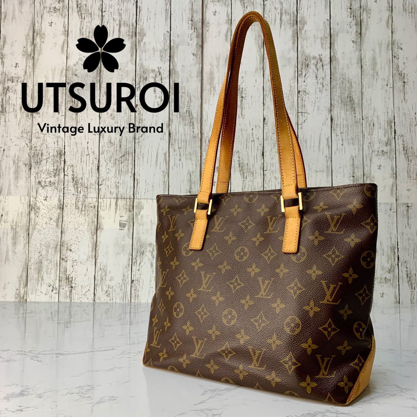LOUIS VUITTON カバ ピアノ モノグラム ショルダーバッグ トートバッグ 