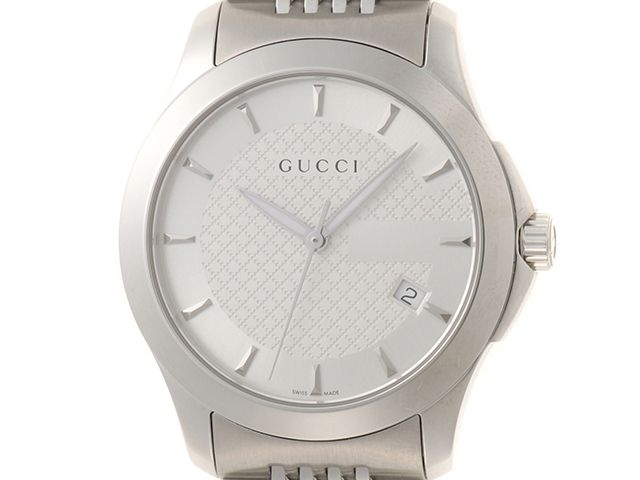 GUCCI グッチ ウォッチ Gタイムレス 時計 126.4/YA126401 腕時計 ステンレス シルバー ユニセックス【中古】460